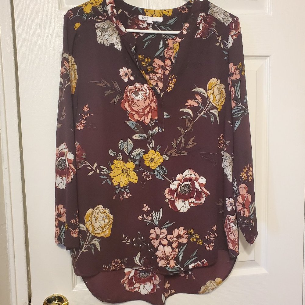 DR2 Floral Office Blouse